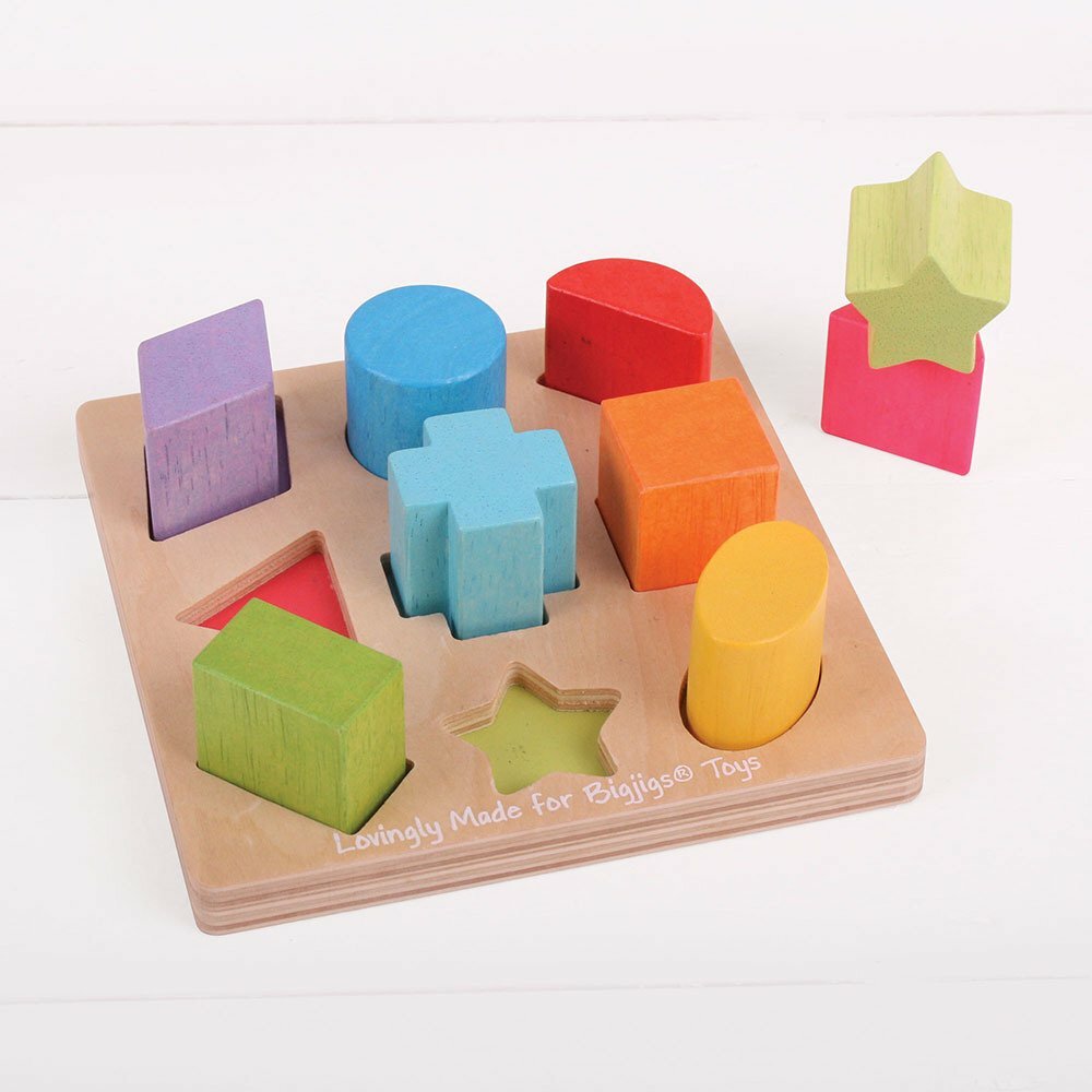 Wooden Shape Sorter Board | The Toy Works